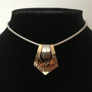 Vintage Napier Pendant Choker Necklace
